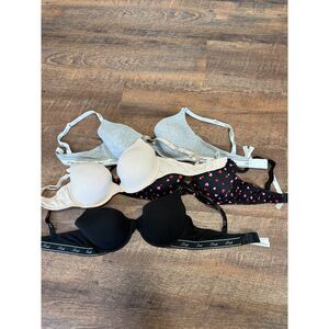 Pack of 4 VS Pink Bras 36C